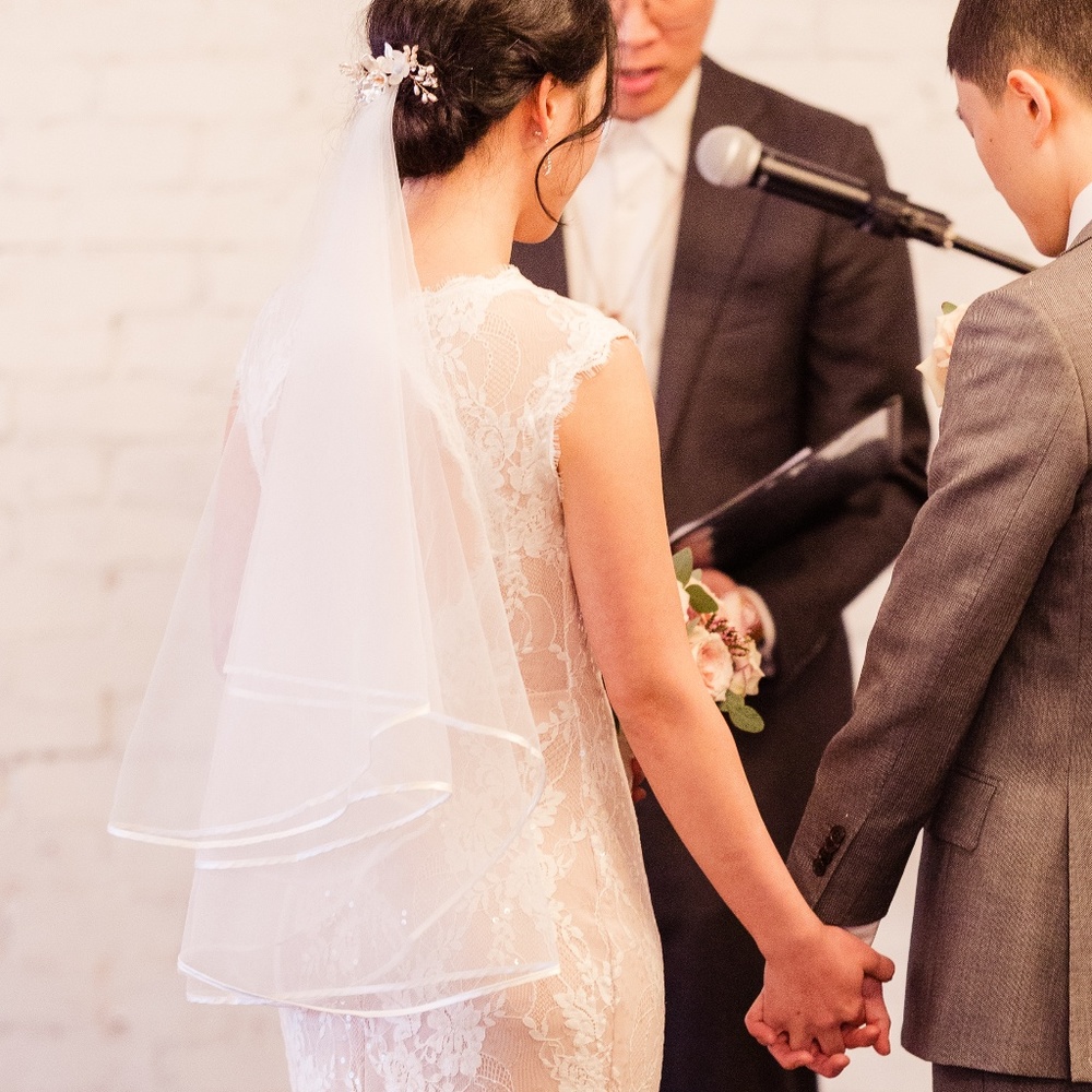 Lined Mid-length Veil